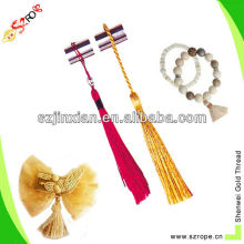 colorful craft tassel with rope/tassel string/long tassels for clothing